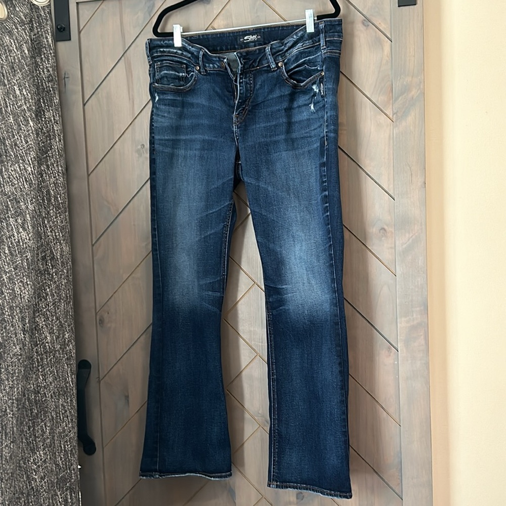 Silver jeans